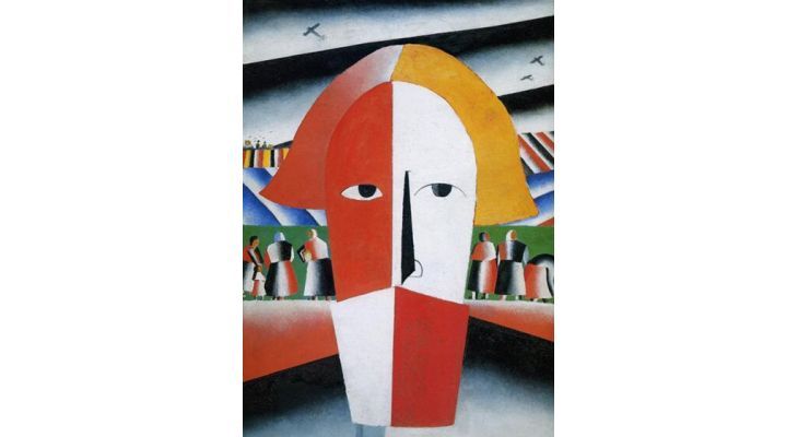 Head of a Peasant by Kazimir Malevich