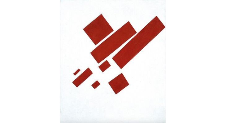 Suprematist Composition: Eight Red Rectangles by Kazimir Malevich